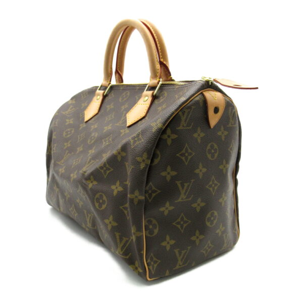 2101217917957 3 Louis Vuitton Speedy 30 Monogram Handbag Brown