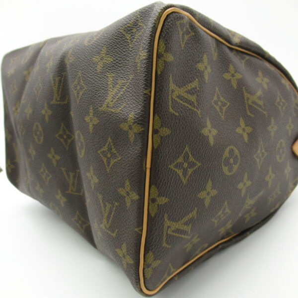 2101217917957 6 Louis Vuitton Speedy 30 Monogram Handbag Brown