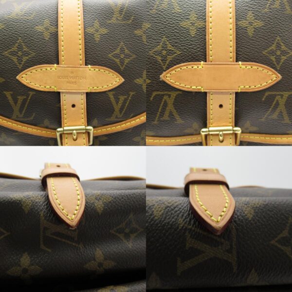 2101217917964 15c Louis Vuitton Saumur 30 Monogram Shoulder Bag Brown