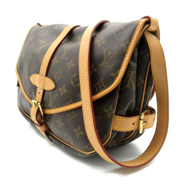 2101217917964 2 Louis Vuitton Saumur 30 Monogram Shoulder Bag Brown