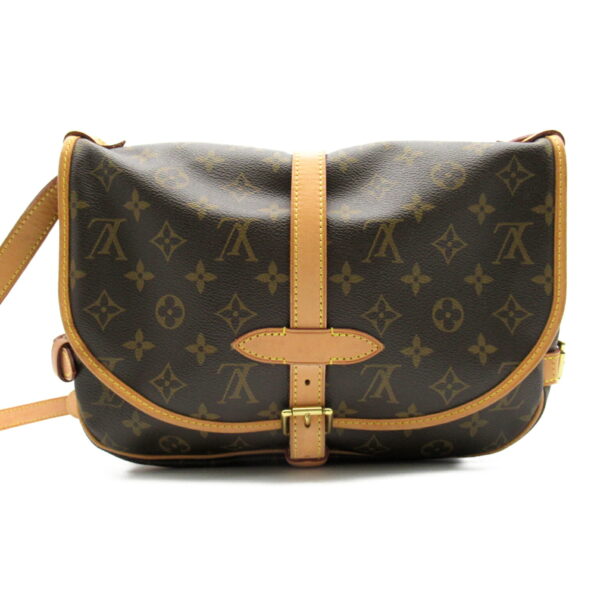 2101217917964 3 Louis Vuitton Saumur 30 Monogram Shoulder Bag Brown