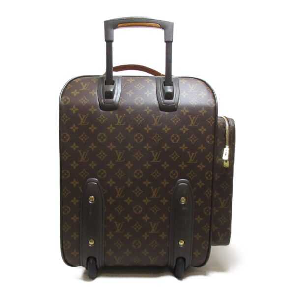 2101217917995 3 Louis Vuitton Trolley 50 Monogram Carry Bag Brown