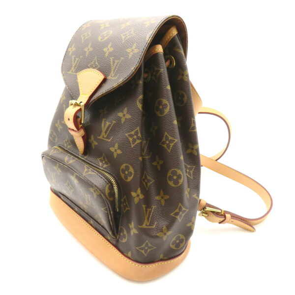 2101217918008 3 Louis Vuitton Montsouris MM Monogram Rucksack Brown