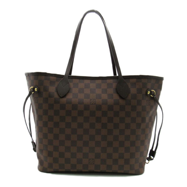 2101217918114 3 Louis Vuitton Neverfull MM Damier Tote Bag Brown