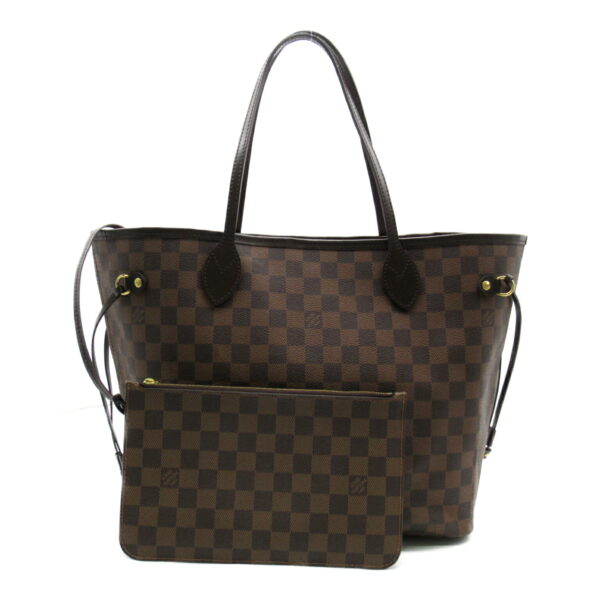 2101217918114 4 Louis Vuitton Neverfull MM Damier Tote Bag Brown