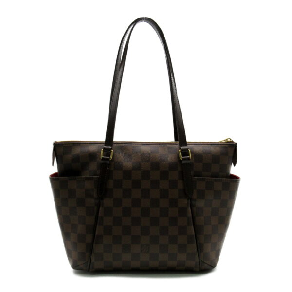 2101217918220 3 Louis Vuitton Totally PM Damier Tote Bag Brown