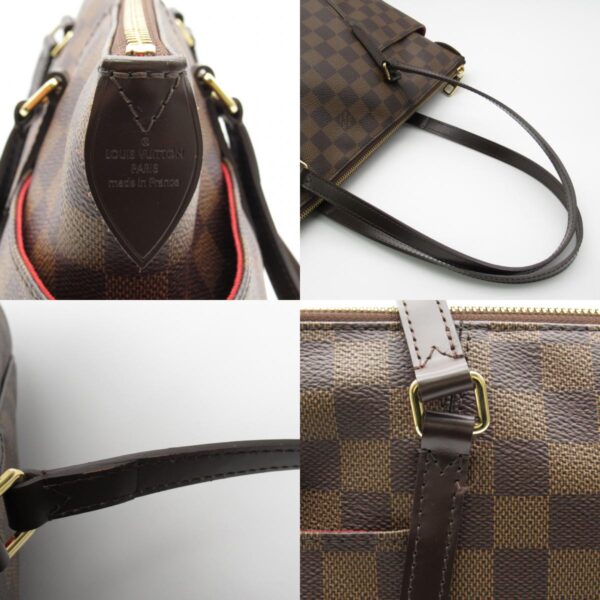 2101217918220 9c Louis Vuitton Totally PM Damier Tote Bag Brown