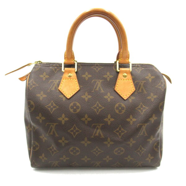 2101217925402 2 Louis Vuitton Speedy 25 Monogram Handbag Brown