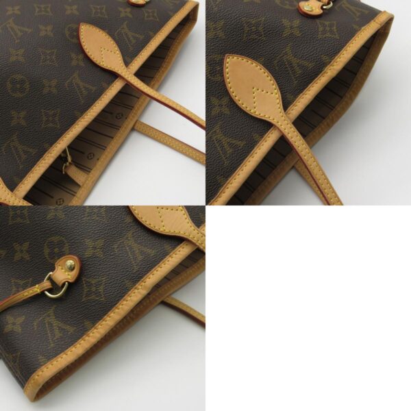 2101217925440 13c Louis Vuitton Neverfull MM Monogram Tote Bag Brown