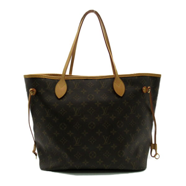 2101217925440 3 Louis Vuitton Neverfull MM Monogram Tote Bag Brown