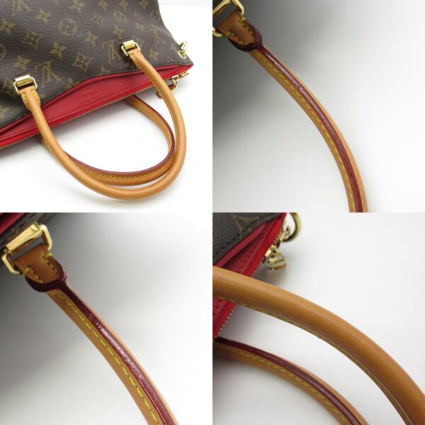 2101217925488 12c Louis Vuitton Pallas Monogram Tote Bag Brown