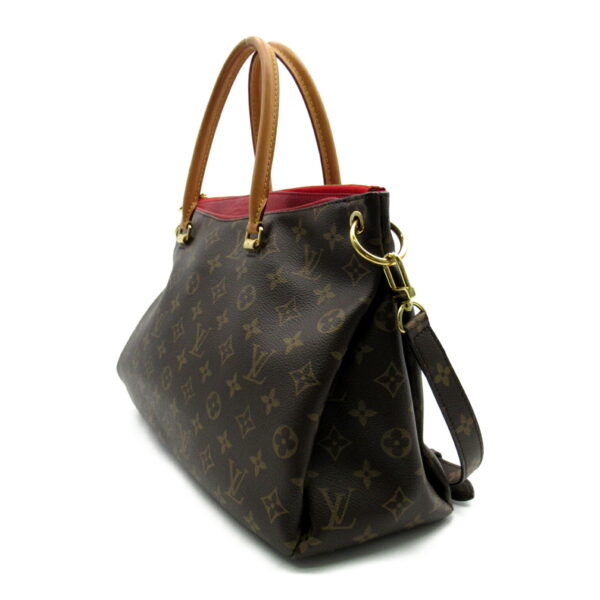 2101217925488 2 Louis Vuitton Pallas Monogram Tote Bag Brown