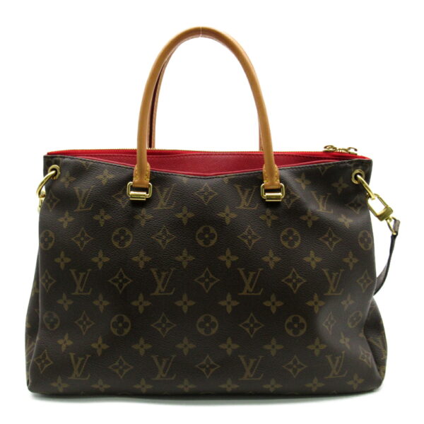 2101217925488 3 Louis Vuitton Pallas Monogram Tote Bag Brown