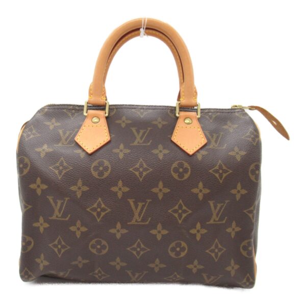 2101217927802 3 Louis Vuitton Speedy 25 Monogram Handbag Brown