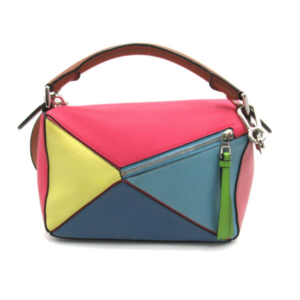 2101217952408 2 Loewe Puzzle Small Leather 2Way Shoulder Bag Multicolor