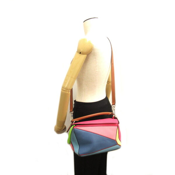 2101217952408 6 Loewe Puzzle Small Leather 2Way Shoulder Bag Multicolor