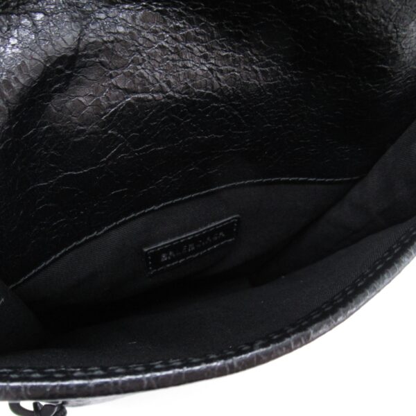 2101217961073 2 Balenciaga Small Pouch Shoulder Bag Lambskin Black