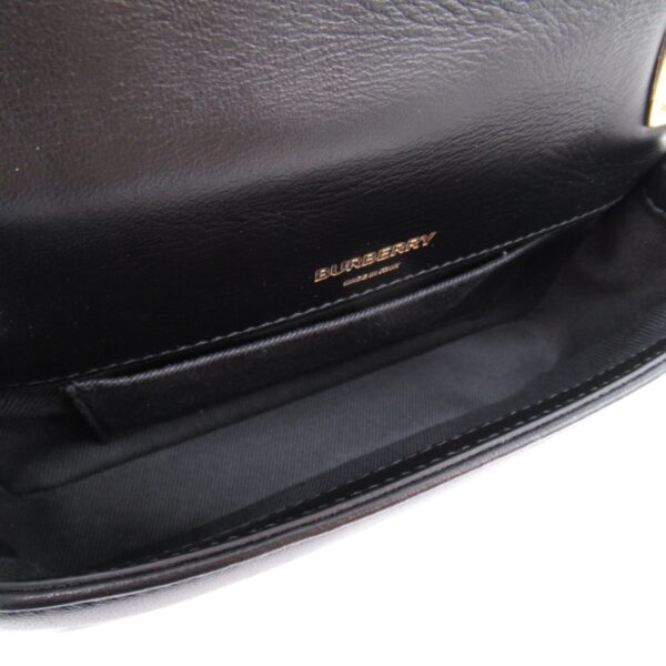 2101217965057 2 Burberry Mini Laura Leather Shoulder Bag Black