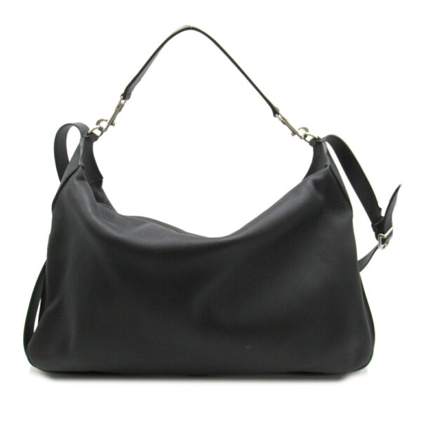 2101217966672 2 Celine 2Way Leather Shoulder Bag Black