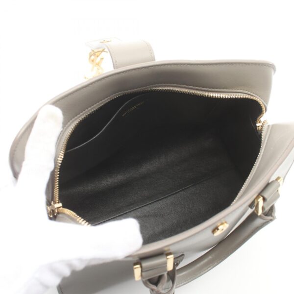 2101217970716 3 Yves Saint Laurent Ysl Line Baby Monogram Leather Handbag Gray