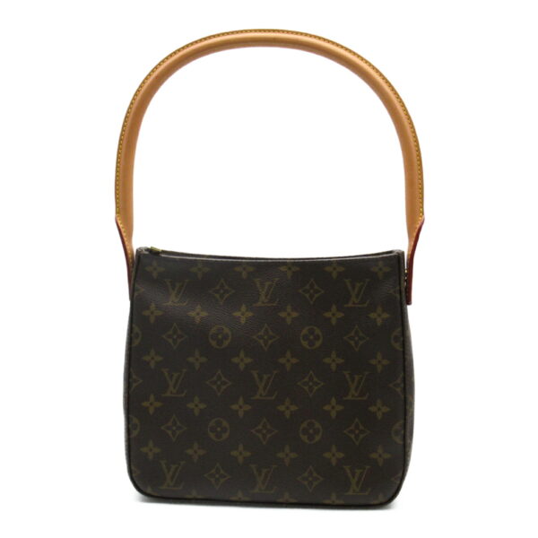 2101217971096 1 Louis Vuitton Looping MM Monogram Shoulder Bag Brown