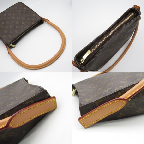 2101217971096 10c Louis Vuitton Looping MM Monogram Shoulder Bag Brown