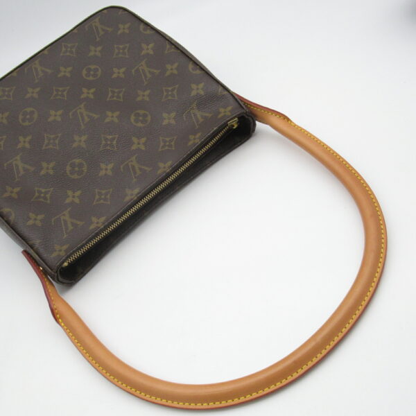 2101217971096 9 Louis Vuitton Looping MM Monogram Shoulder Bag Brown