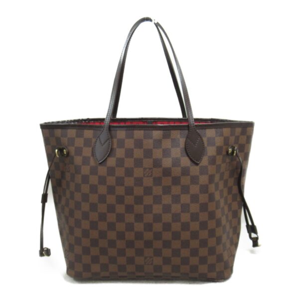 2101217972710 2 Louis Vuitton Neverfull MM Damier Tote Bag Brown