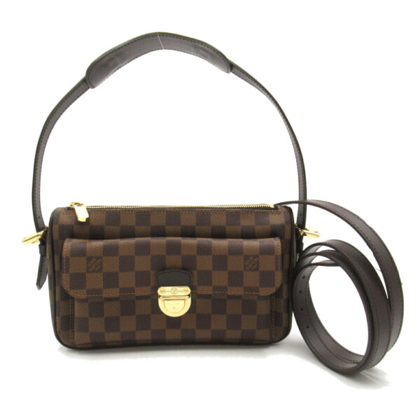 2101217973359 1 Louis Vuitton Ravello GM Damier Shoulder Bag Brown