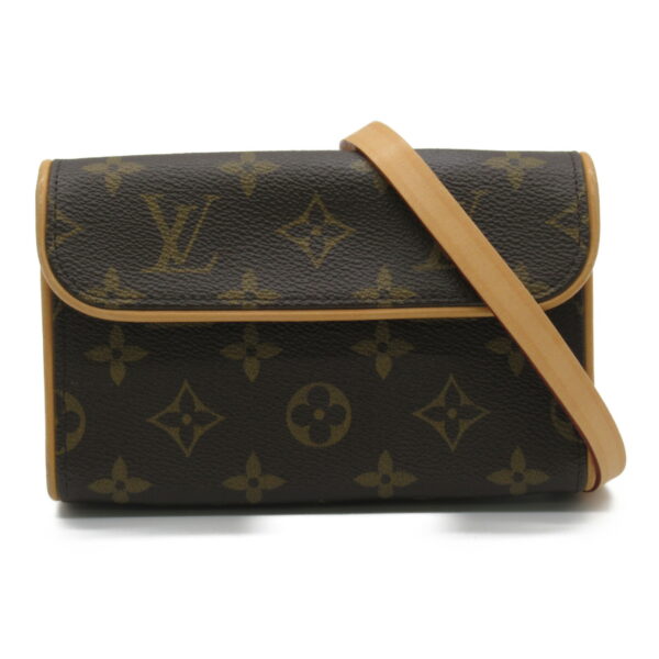 2101217973526 01 Louis Vuitton Pochette Florentine Monogram Waist Bag Brown