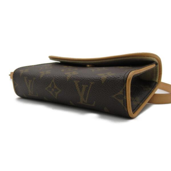 2101217973526 04 Louis Vuitton Pochette Florentine Monogram Waist Bag Brown