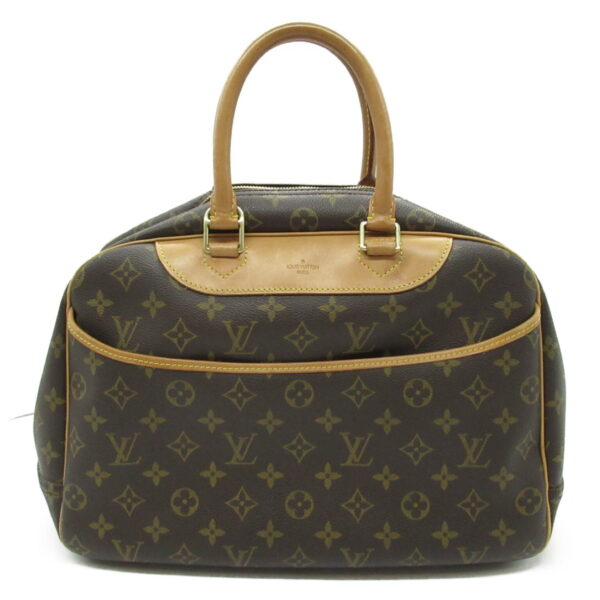 2101217973908 1 Louis Vuitton Deauville Monogram Handbag Brown