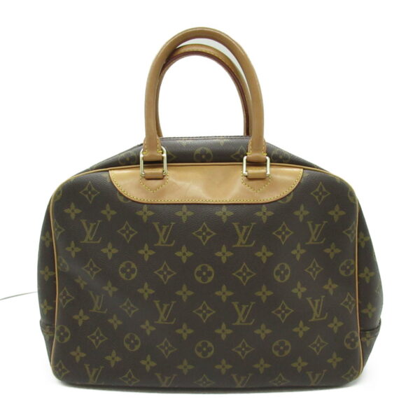 2101217973908 2 Louis Vuitton Deauville Monogram Handbag Brown