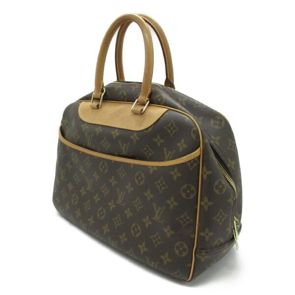 2101217973908 3 Louis Vuitton Deauville Monogram Handbag Brown