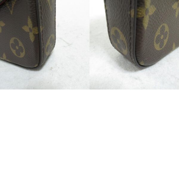 2101217975971 7c Louis Vuitton Pochette Félicie Monogram Chain Shoulder Bag Brown