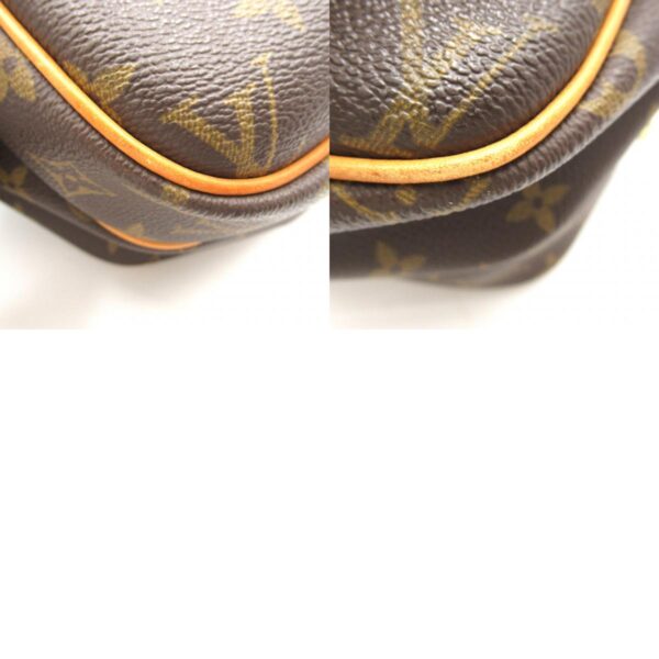 2101217976749 16c Louis Vuitton Reporter PM Monogram Shoulder Bag Brown