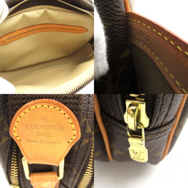 2101217976749 8c Louis Vuitton Reporter PM Monogram Shoulder Bag Brown