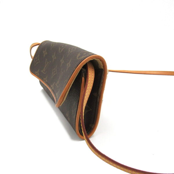 2101217976831 3 Louis Vuitton Pochette Twin PM Monogram Shoulder Bag Brown