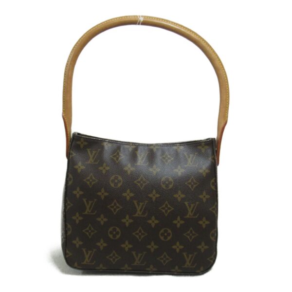 2101217977432 2 Louis Vuitton Looping MM Monogram Shoulder Bag Brown