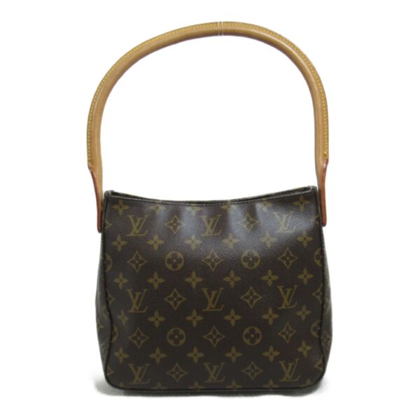 2101217977432 3 Louis Vuitton Looping MM Monogram Shoulder Bag Brown