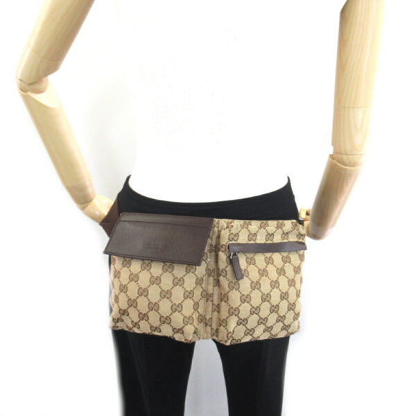 2101217977715 5 Gucci Gg Waist Bag Brown