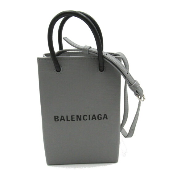 2101217978392 1 Balenciaga Shopping Mini 2way Shoulder Bag Black Black