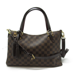 2101217978422 1 Celine Macadam pattern vanity bag dark brown