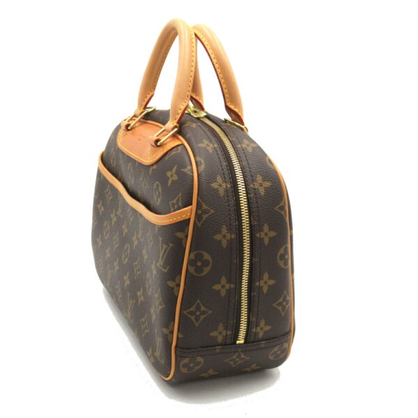 2101217978934 3 Louis Vuitton Trouville Monogram Handbag Brown