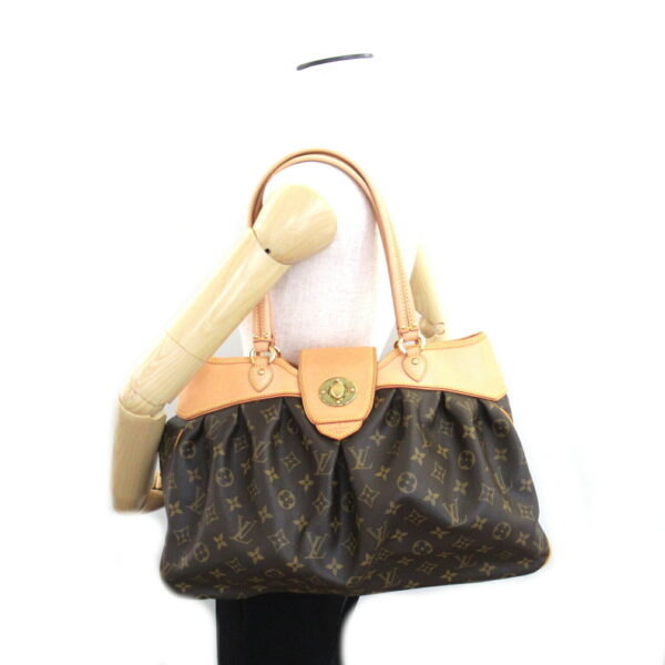 2101217979047 5 Louis Vuitton Boesi PM Monogram Handbag Brown