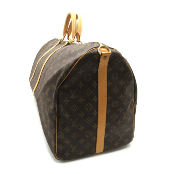 2101217979269 3 Louis Vuitton Keepall Bandouliere 60 Monogram Bag Brown