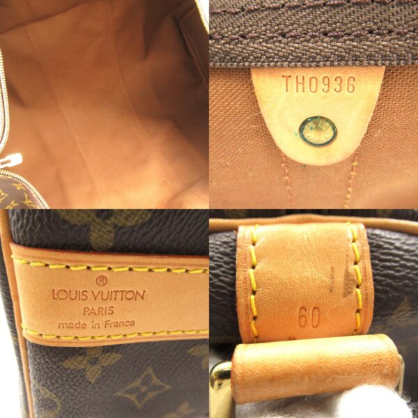 2101217979269 8c Louis Vuitton Keepall Bandouliere 60 Monogram Bag Brown