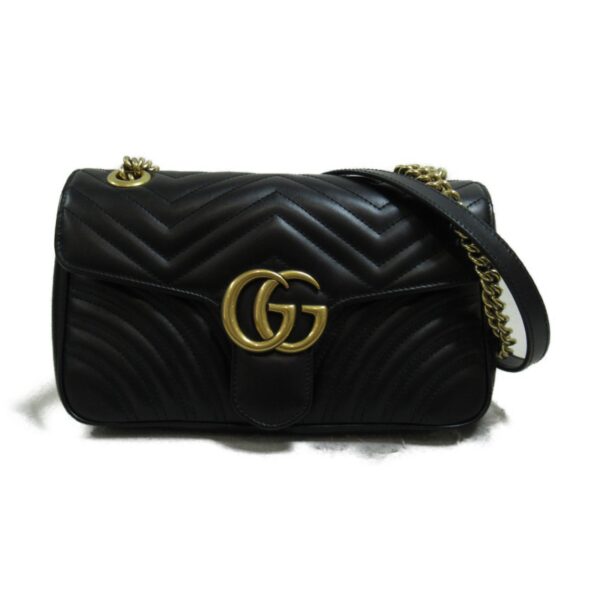 2101217979825 2 Gucci Gg Marmont Shoulder Bag Black