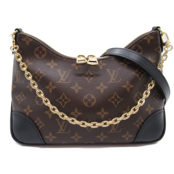 2101217980777 4 Louis Vuitton Boulogne NM Monogram Shoulder Bag Black