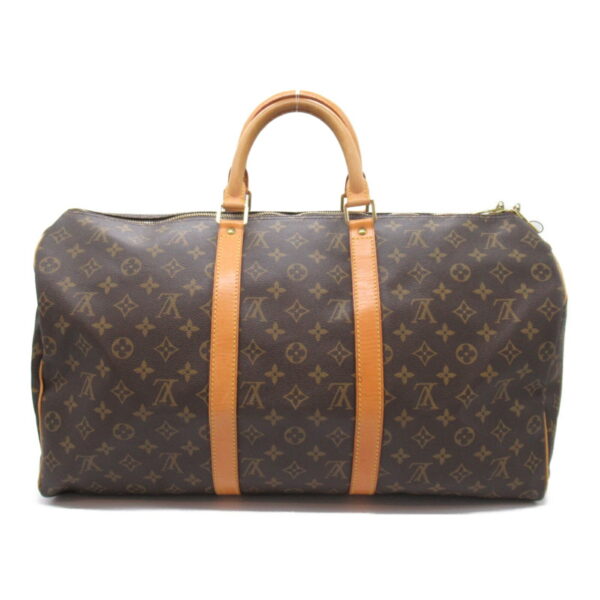 2101217980791 5 Louis Vuitton Keepall 50 Monogram Bag Brown